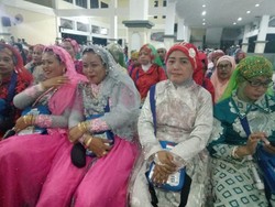 Tampilan Cetar Jemaah Haji Sulsel Saat Pulang Sudah Jadi Tradisi