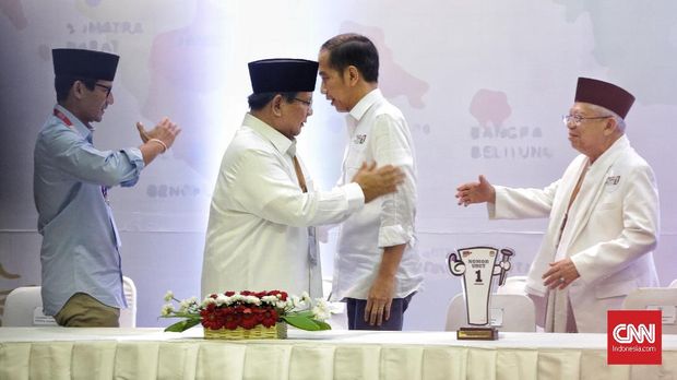 Jokowi Sebut Nomor Satu Sebagai Simbol Indonesia Bersatu