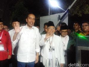 Jokowi-Maruf Amin Jadi Nomor Urut Satu Tergambar di Ilustrasi Ini