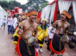 Jokowi-Maruf akan Diikuti Massa Berbusana Adat di Kampanye Perdana