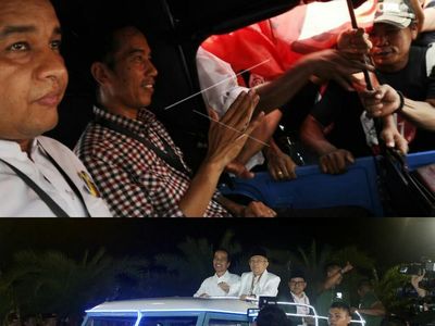 Cara Jokowi Ambil Nomor Urut ke KPU: 2014 Naik Bajaj, 2019 Land Rover