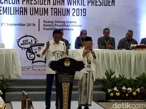 Serunya Jokowi-Maruf Amin Ambil Nomor Urut, Dari Proklamasi ke KPU Serunya Jokowi-Maruf Amin Ambil Nomor Urut, Dari Proklamasi ke KPU
