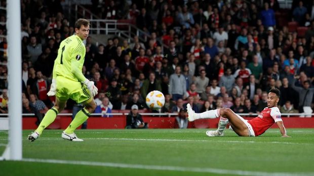 Hasil Liga Europa: Arsenal Bekuk Vorskla 4-2