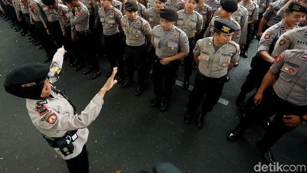 Ribuan Aparat Amankan Pengundian Nomor Urut Capres di KPU