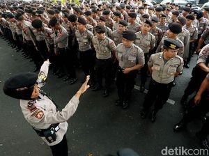 Ribuan Aparat Amankan Pengundian Nomor Urut Capres di KPU