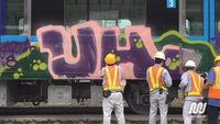 Ini Penampakan Gerbong MRT Jakarta yang Dicorat-coret