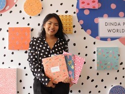 Kreasi Dinda Puspitasari di Buku World of Pattern