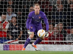 Bernd Leno akhirnya mendapat debut yang diimpikannya setelah dibeli Arsenal dari Bayer Leverkusen. Leno kalah bersaing dengan Petr Cech di ajang Premier League. (David Klein/REUTERS)