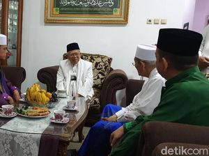 Maruf Amin Sowan ke Mantan Ketua MUI DKI