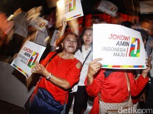 Hebohnya Pendukung Saat Jokowi Dapat Nomor Urut 1