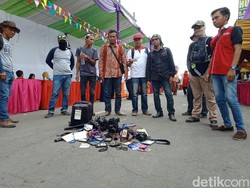 Wartawan Boikot Festival Egrang yang Dihadiri Menteri Yohana