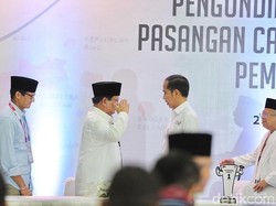 Head to Head Capres Survei Indikator: Jokowi 57,0%, Prabowo 31,3%