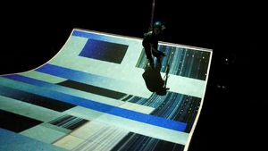 Kerennya Arena Skateboard Bermandikan Cahaya