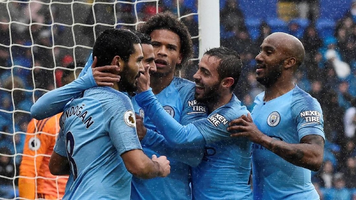 Manchester City kehilangan tiga pemain saat bertandang ke markas Lyon. (Foto: Rebecca Naden/REUTERS)