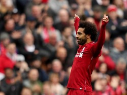 Di posisi tiga ada topskorer Premier League Mohamed Salah yang masuk kandidat tiga besar pemenang gelar pemain terbaik dunia FIFA 2018. Striker Liverpool dan Timnas Mesir itu dipilih oleh 11,23 persen voterr. (Lee Smith/REUTERS)