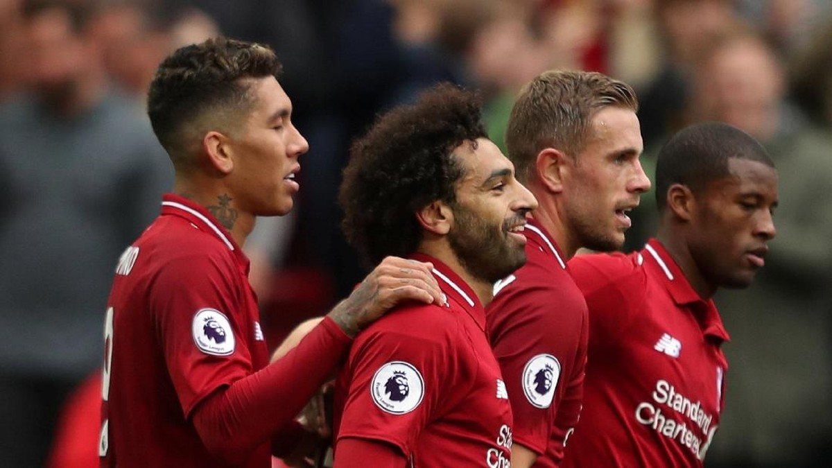 Liverpool dalam tren positif usai tujuh kemenangan beruntun di awal musim (Lee Smith/REUTERS)