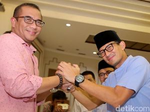 Sandi Laporkan Dana Awal Kampanye Pilpres