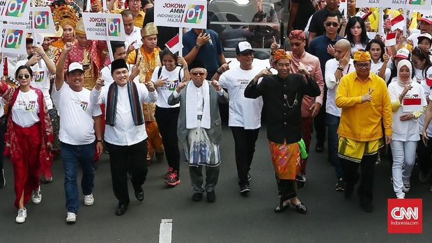 Jokowi dan Prabowo Ikrar Kampanye Tanpa Hoaks dan SARA