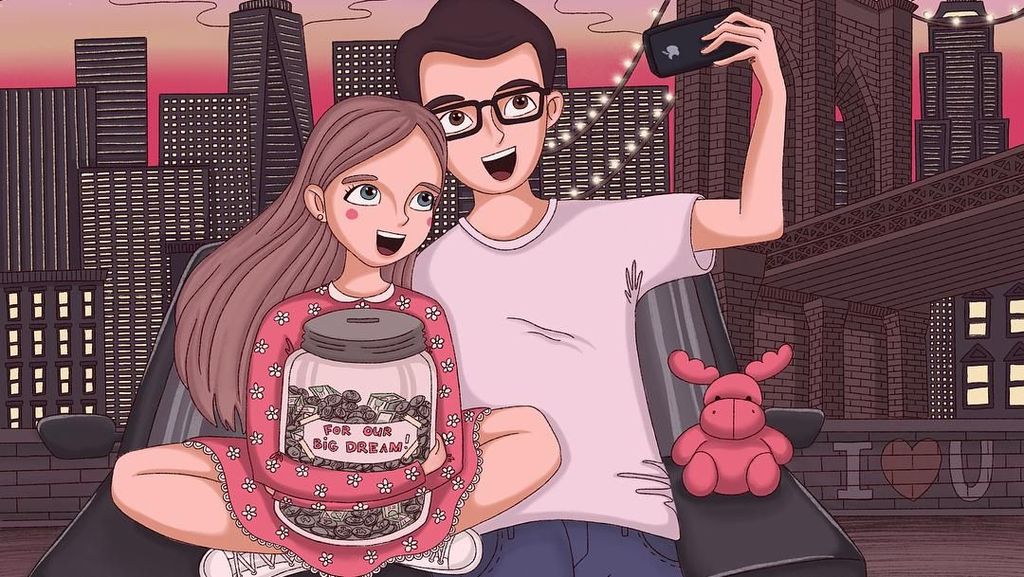 10 Ilustrasi Romantis Ini Buat Jomblo Ingin Cepat Cari Pasangan 10 Ilustrasi Romantis Ini Buat Jomblo Ingin Cepat Cari Pasangan