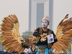 Bendera Partai di Deklarasi Kampanye Damai Disediakan KPU
