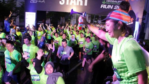 3000 Peserta Ikuti Herbalife Run 2018
