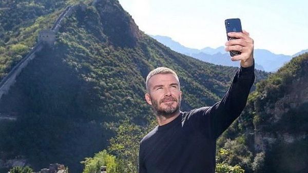 Foto: Tembok China dan Ketampanan David Beckham