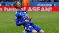 James Maddison tampil bagus saat Leicester City menang 2-1 atas Sheffield United. Dia menyumbang 1 assist. (Foto: Darren Staples/Reuters)