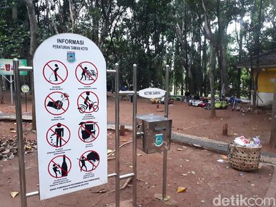 Foto: Potret Taman Kota BSD yang Kini Penuh Sampah