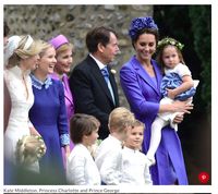 Yeay! Pangeran George dan Charlotte Jadi Pengiring Pengantin Lagi