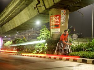 Keren! Trick Art 3D Asian Para Games 2018 Mejeng di Jalanan Jakarta