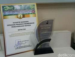Kwarnas Gerakan Pramuka Beri Penghargaan ke detikcom