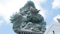 Foto-foto Perdana Interior Patung Garuda Wisnu Kencana
