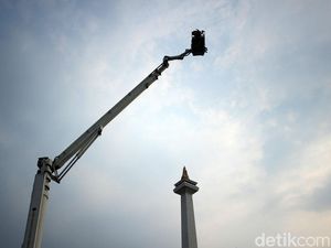 Foto: Cara Baru Melihat Monas dari Ketinggian 84 Meter Foto: Cara Baru Melihat Monas dari Ketinggian 84 Meter