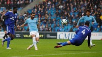 Ilkay Guendogan (Manchester City). Satu lagi gelandang City masuk daftar. Guendogan juga menyumbang satu gol dan satu assist. Foto: Andrew Boyers/Action Images via Reuters