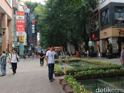 Foto: Pedestrian di Guangzhou Lebih Enak dari Jakarta