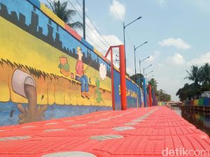 Foto: Sungai Sekanak Palembang yang Terus Bersolek