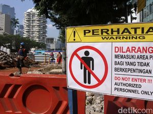Akan Dipercantik, Trotoar Benhil Dibongkar