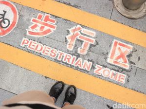 Beginilah Kawasan Khusus Pejalan Kaki di China