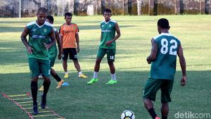 Intip Sesi Latihan Persebaya Jelang Lawan Arema