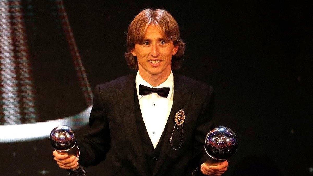 Luka Modric jadi pemain terbaik dunia FIFA 2018 (John Sibley/Reuters)