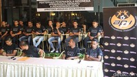 Kesepakatan itu disampaikan oleh 15 kapten klub Liga 1 dan sejumlah jajaran APPI di Hotel Atlet Century, Senayan, Selasa (25/9/2018). 