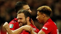 MU tersingkir setelah dikalahkan Derby 7-8 dalam adu penalti usai bermain 2-2 sampai waktu normal. Padahal, MU tampil bagus di awal setelah unggul cepat lewat gol Juan Mata. (Foto: Andrew Boyers/Action Images via Reuters)