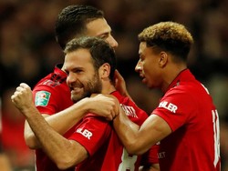 MU tersingkir setelah dikalahkan Derby 7-8 dalam adu penalti usai bermain 2-2 sampai waktu normal. Padahal, MU tampil bagus di awal setelah unggul cepat lewat gol Juan Mata. (Foto: Andrew Boyers/Action Images via Reuters)