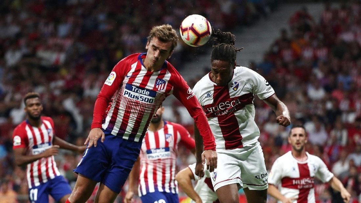 Atletico Madrid menang 3-0 atas Huesca (Sergio Perez/Reuters)