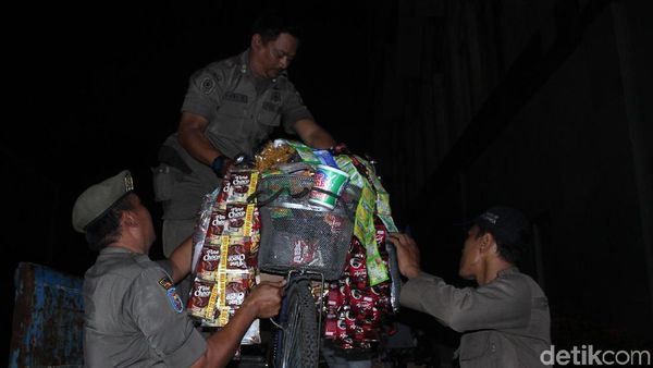 Starling di Sudirman-Thamrin Diangkut Satpol PP