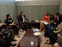 JK Bertemu Ratu Maxima di Sela Sidang Umum PBB