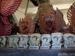 Cerita Maestro Patung di Bali Bikin Suvenir IMF-World Bank Meeting