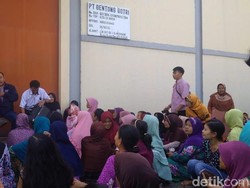 Karyawan Pabrik Rokok Gentong Gotri Kudus Tuntut Pesangon