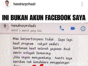 Waspada! Ada Akun Palsu Walkot Semarang Coba Tipu-tipu