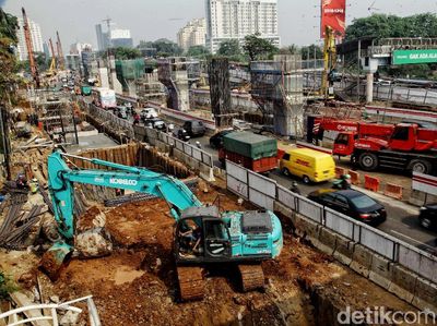 Pengerjaan Proyek LRT Cawang-Cibubur Terus Digeber